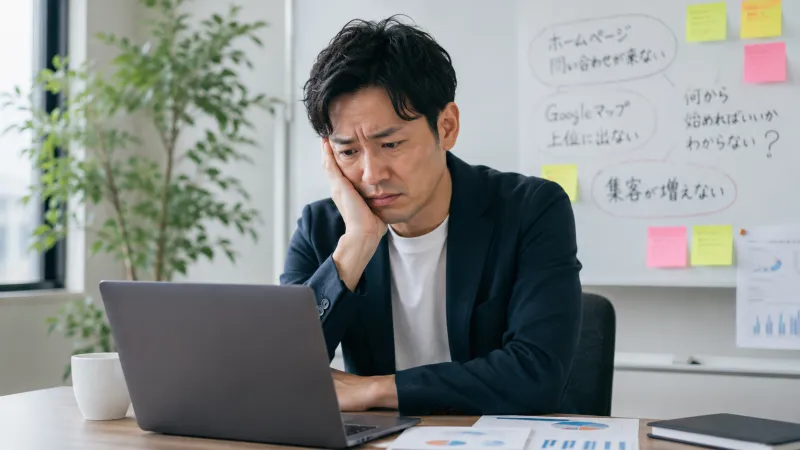 Web集客でこんなお悩みはありませんか?